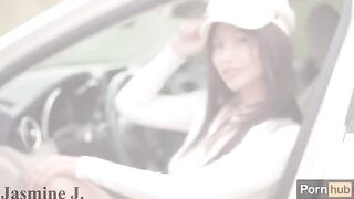 The long journey home for a cute Asian girl, ending in a wet note