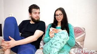 Cute stepsister allows to enter her ass and cum inside it