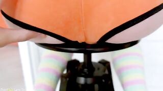 Cute girl Lana fucks in her ass with a stepbrother who is a real professional