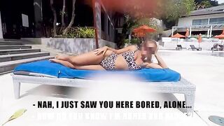 Picked up a girl at the pool, invited her home and had sex with her