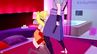Naruko Uzumaki and Sasuke Uchiha have a passionate night at the love hotel